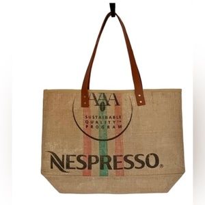 **Brand new** Nespresso Jute tote